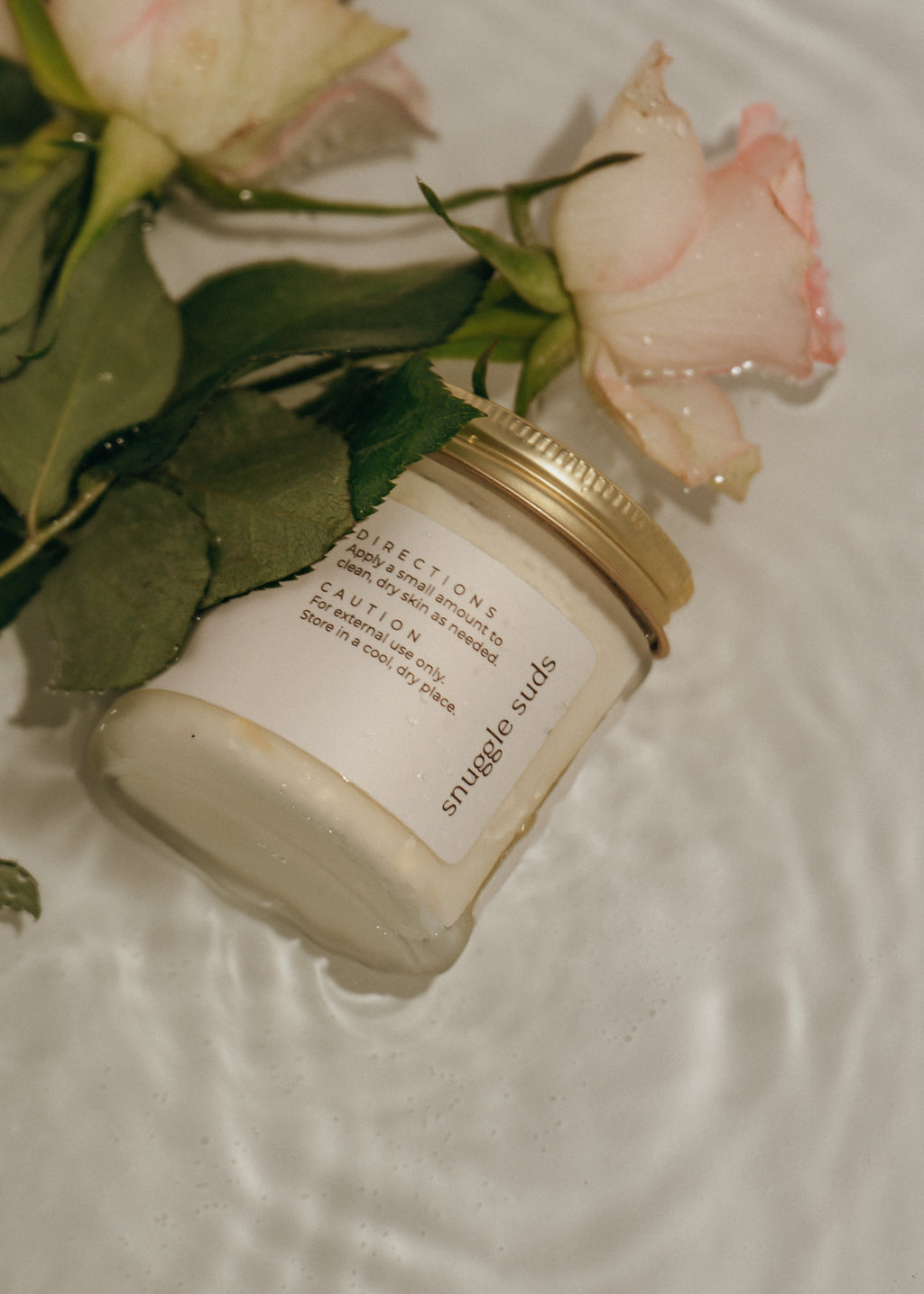 Rose & Calendula Whipped Tallow Balm (Lightly Scented with Flowers)