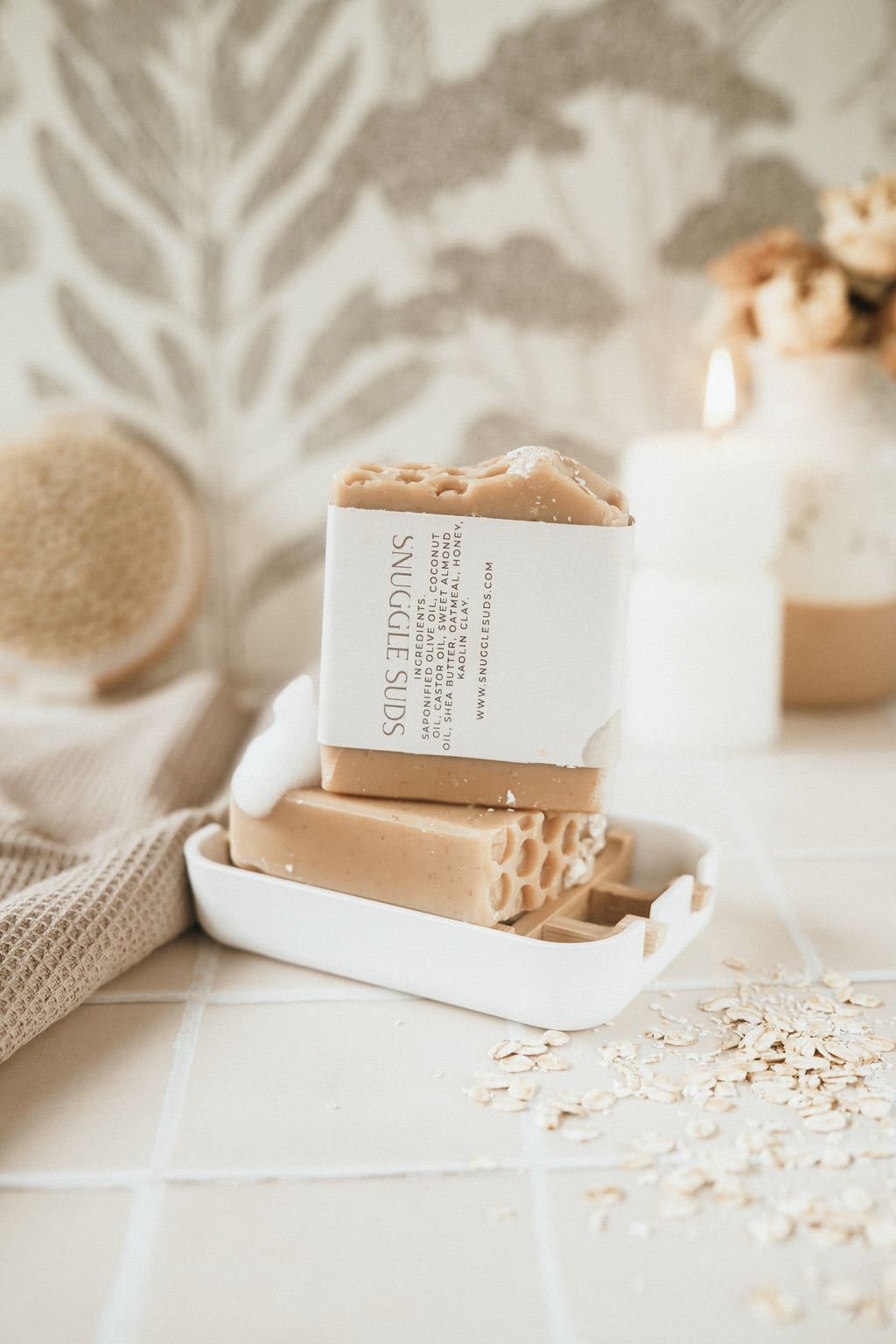 Unscented Oats & Honey Soap Bar