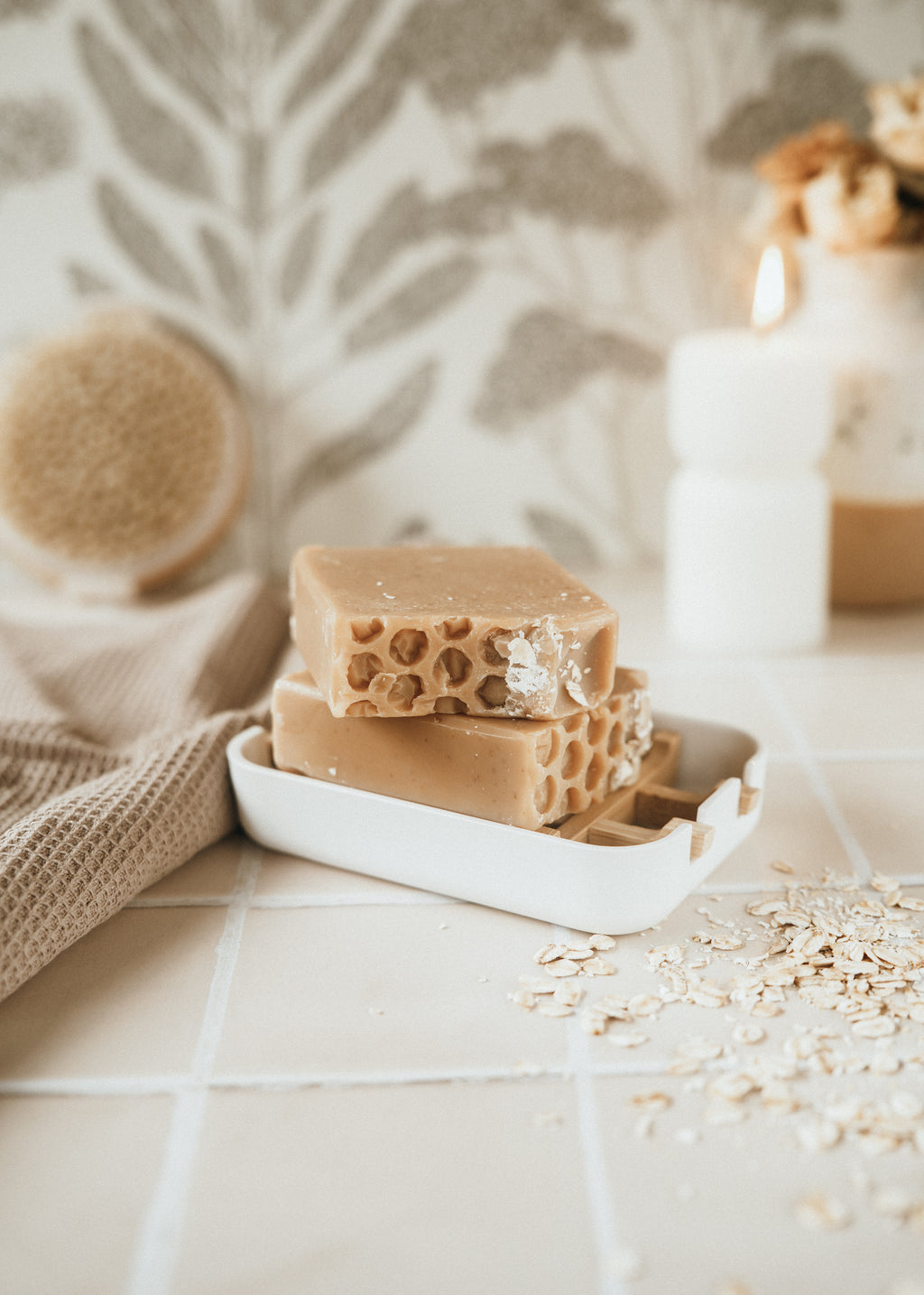 Unscented Oats & Honey Soap Bar