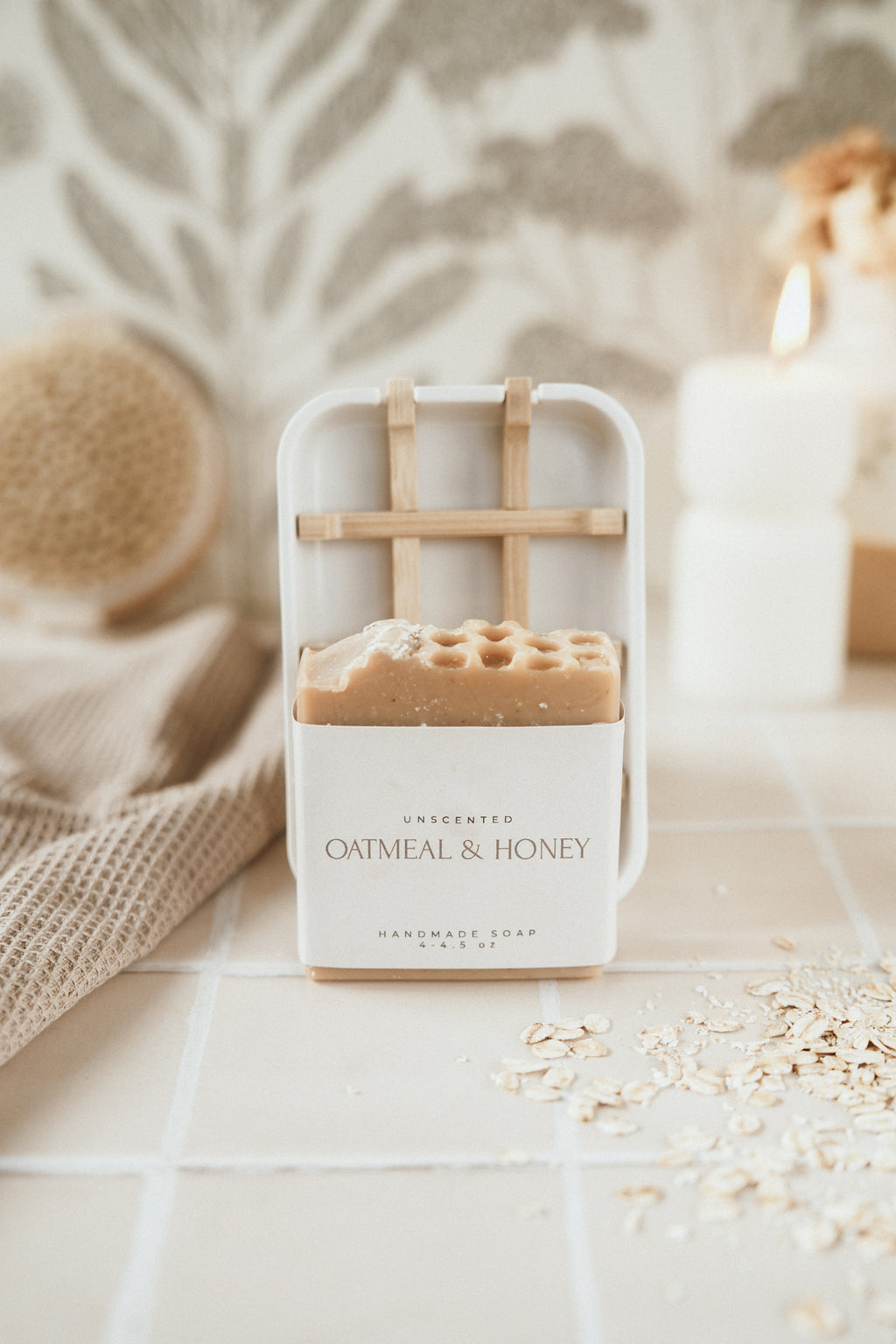 Unscented Oats & Honey Soap Bar