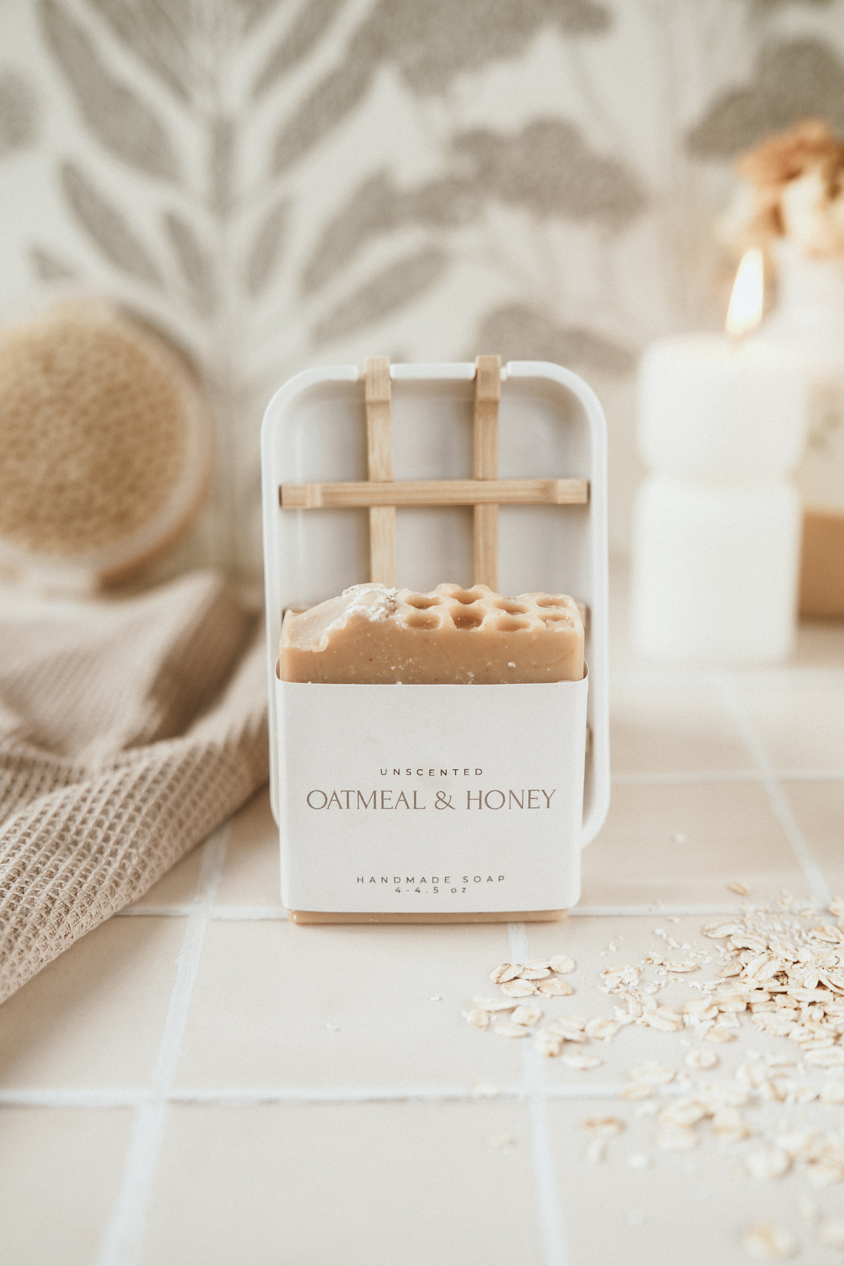 Unscented Oats & Honey Soap Bar