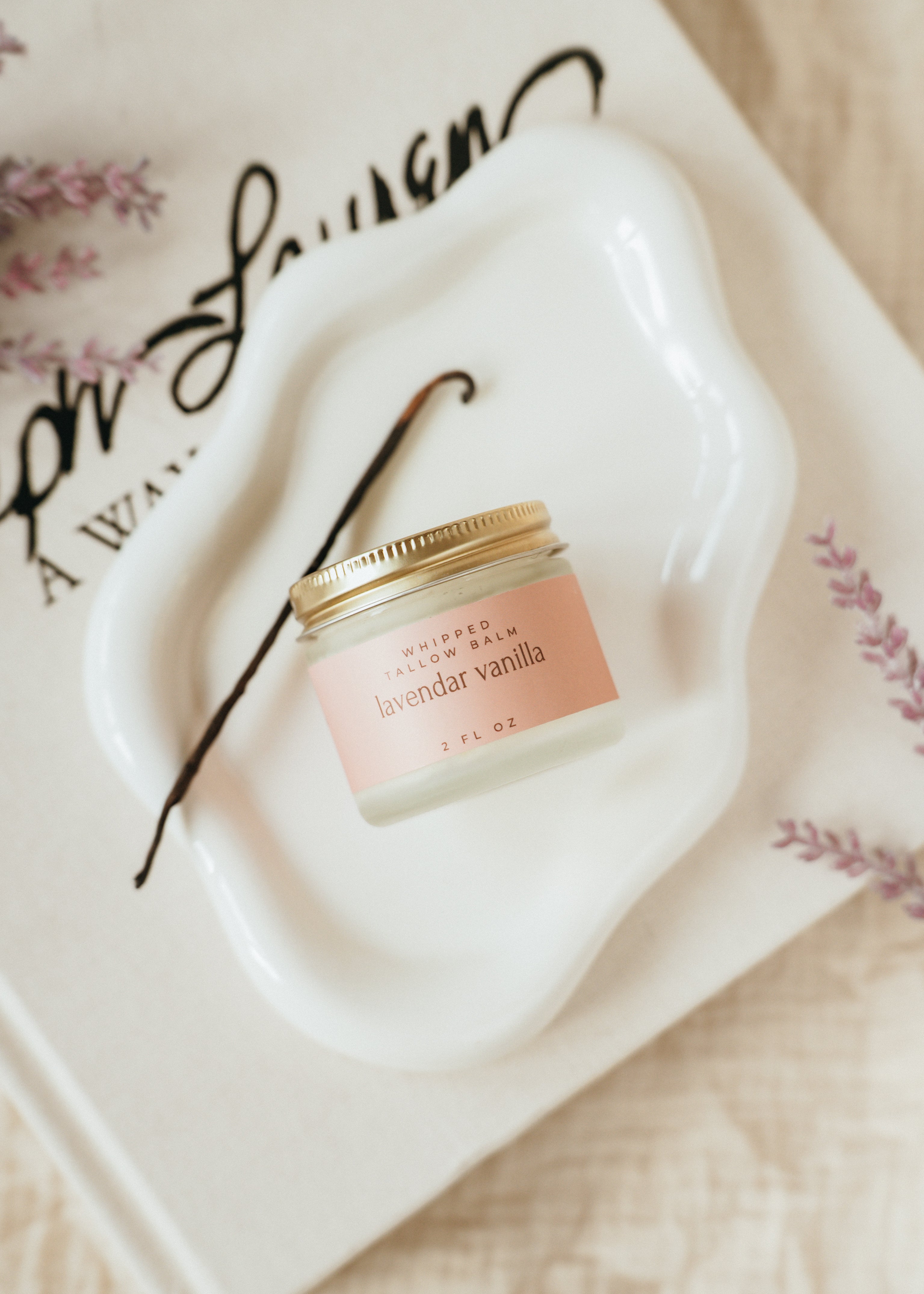 Lavender Vanilla Whipped Tallow Balm
