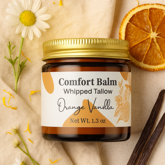 Orange Vanilla Whipped Tallow Balm