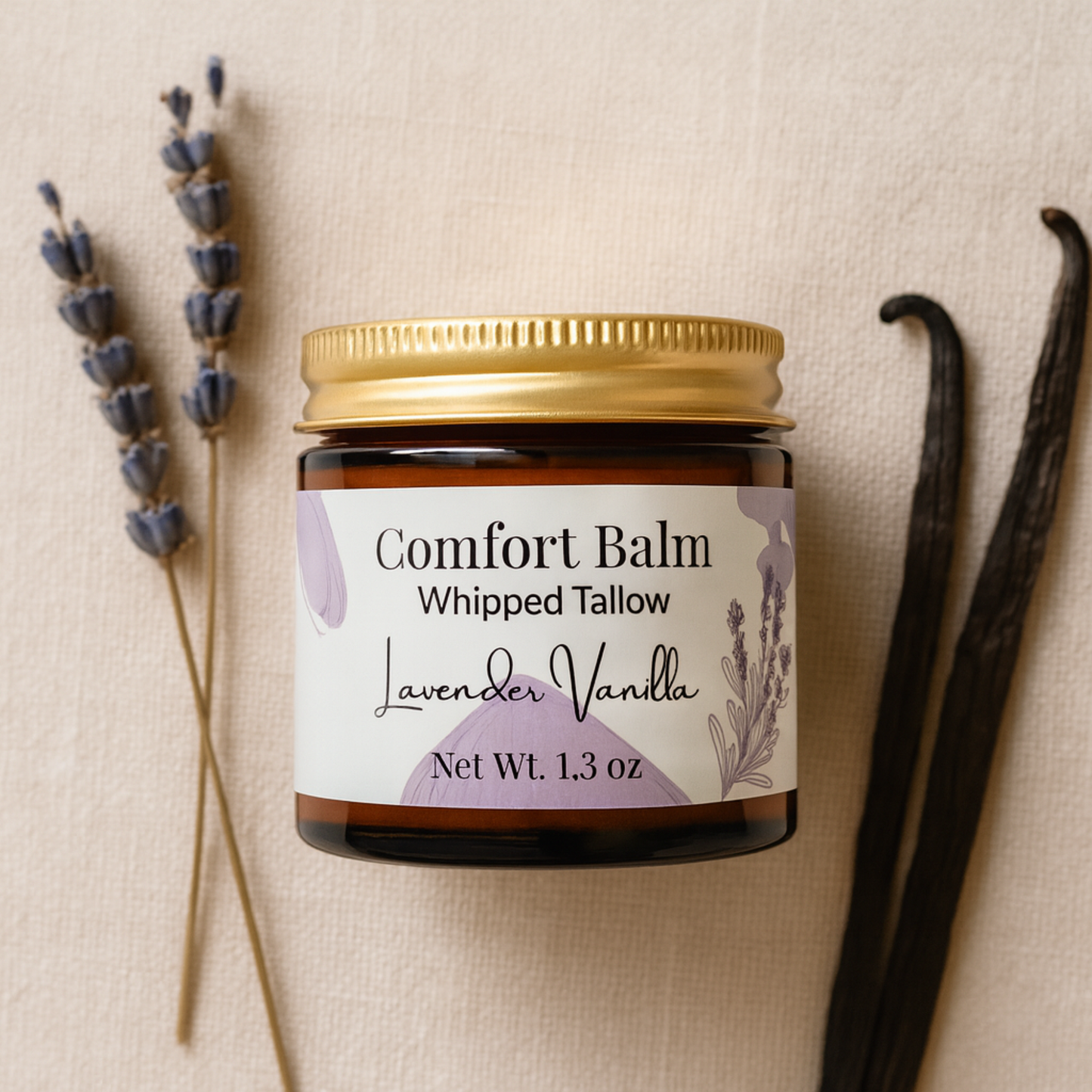 Lavender Vanilla Whipped Tallow Balm