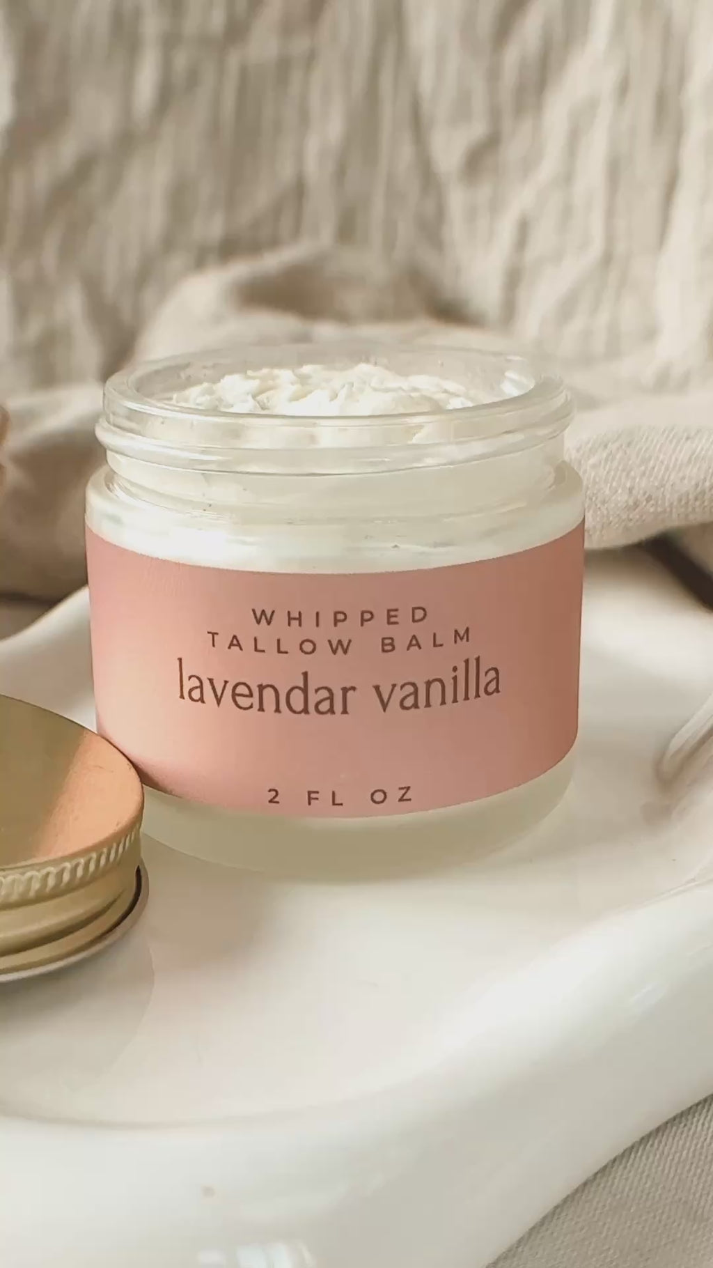 Lavender Vanilla Whipped Tallow Balm